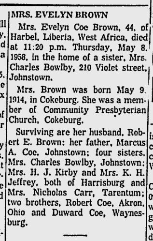 Evelyn Coe Brown
